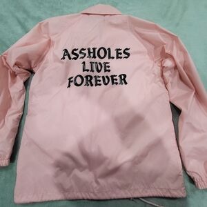 ALF Assholes Live Forever button up windbreaker